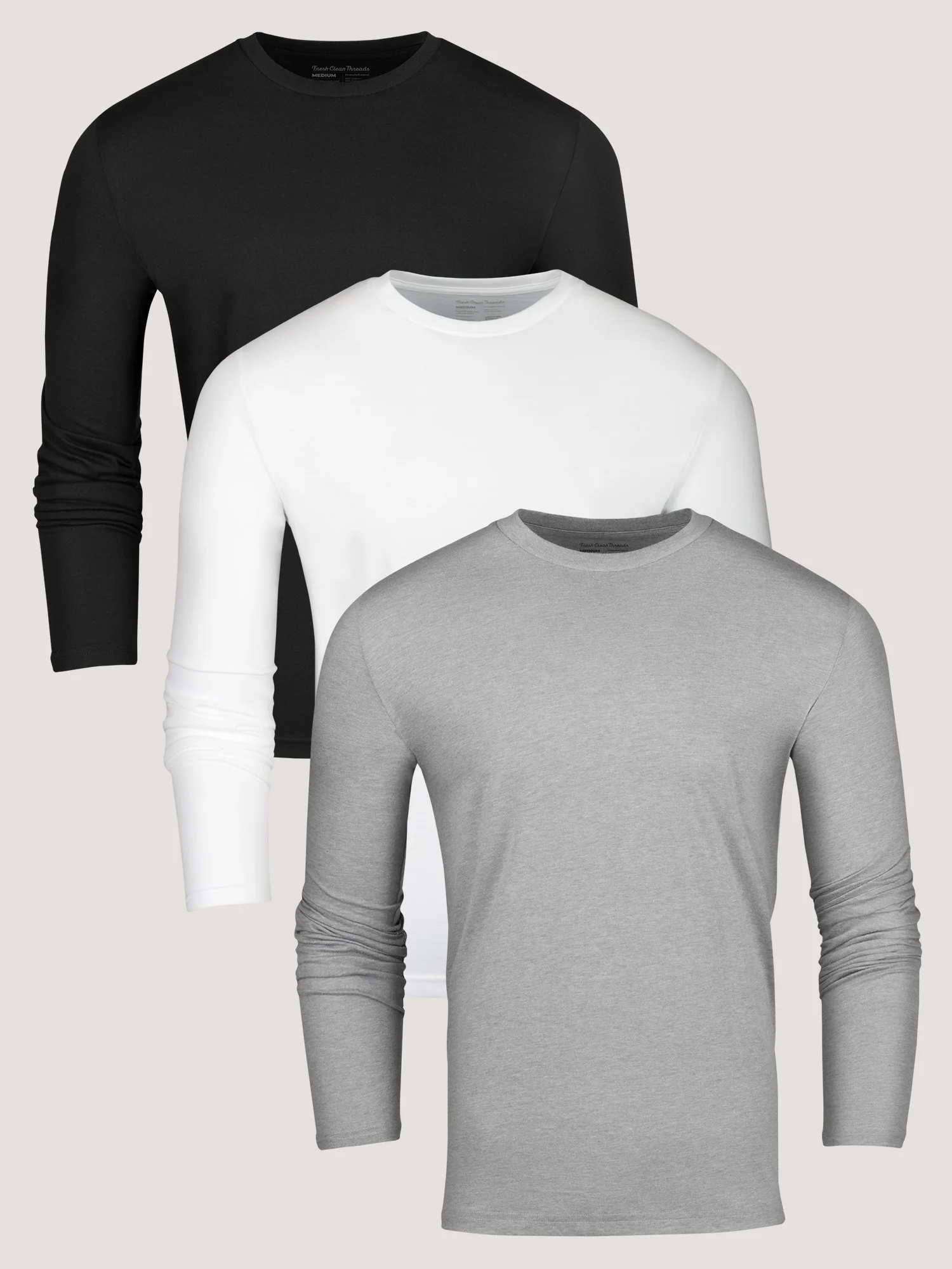 Long Sleeve Basic 3-Pack