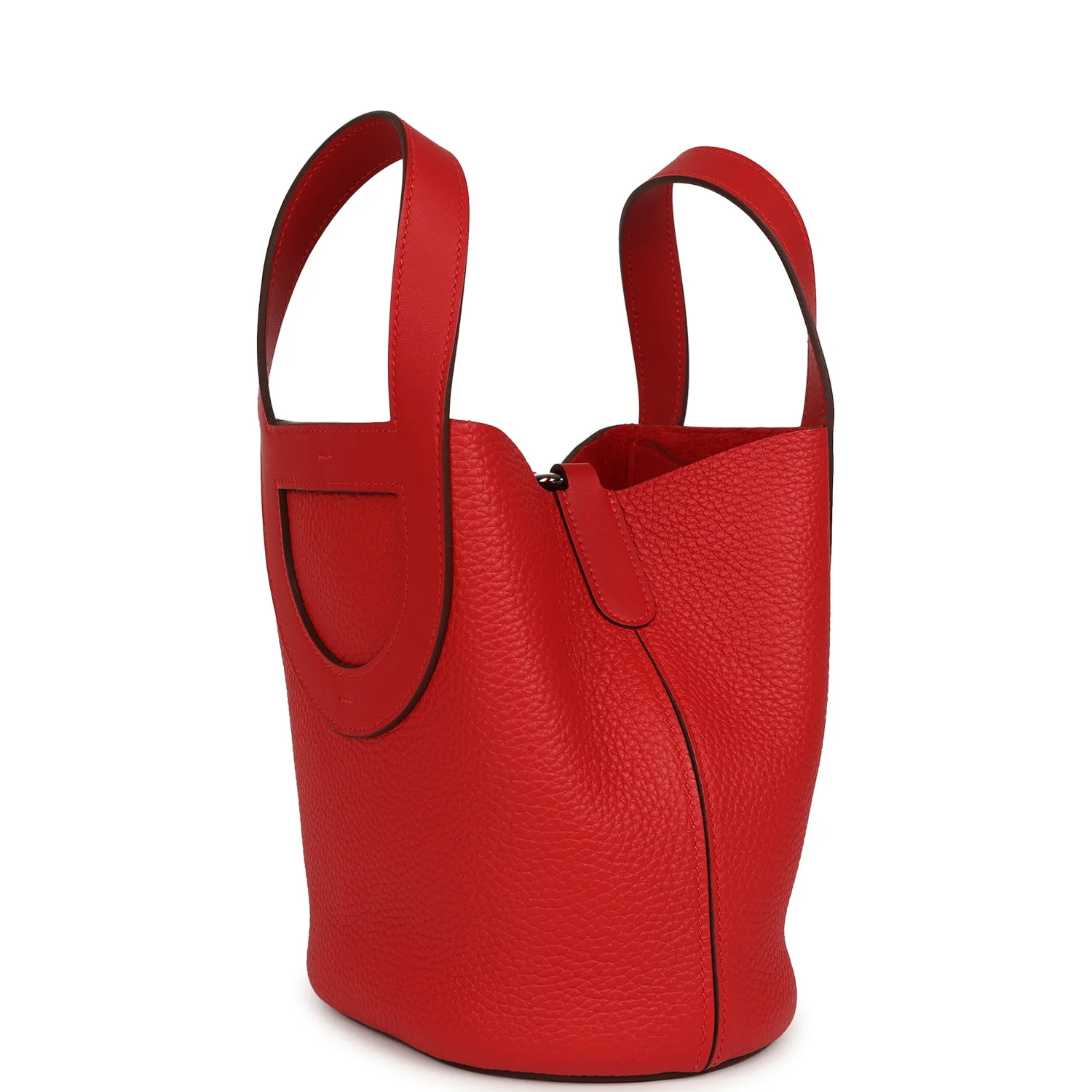 Hermes In-The-Loop 18 Rouge Radieux Clemence and Swift Palladium Hardware