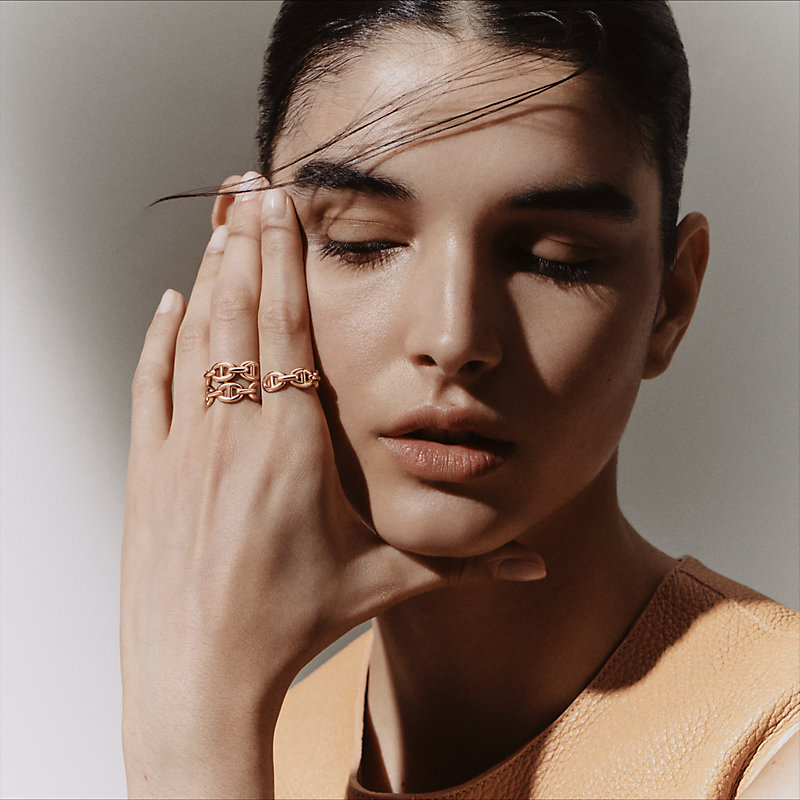 Chaine d'ancre Enchainee double ring