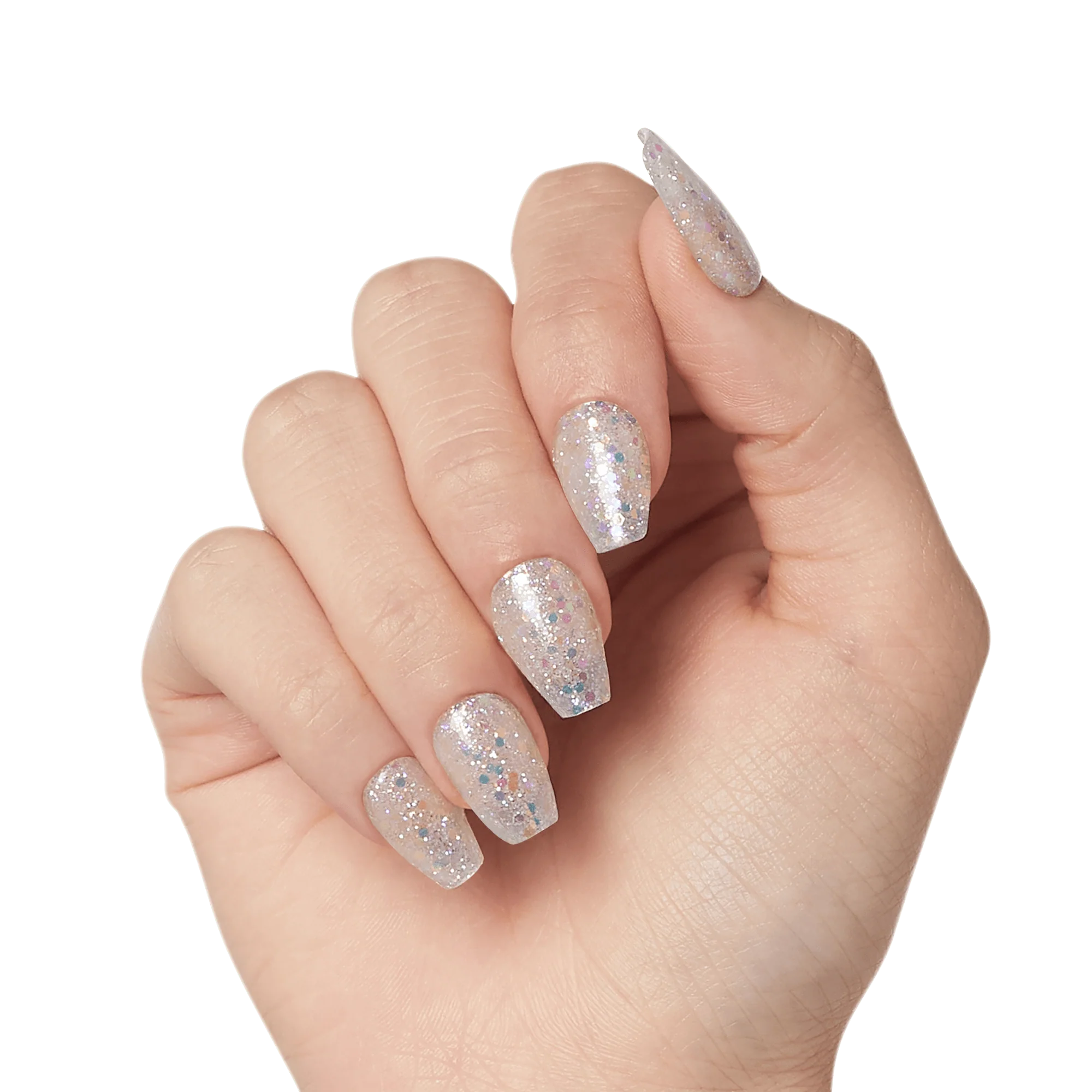 KISS Gel Fantasy Dreamdust Press On Glue Nails - Mood Dust