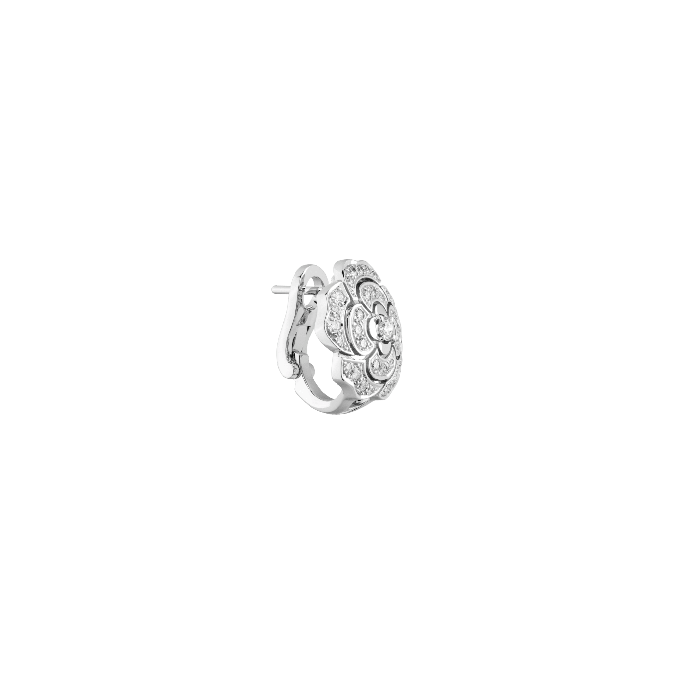 Bouton de Camélia earrings