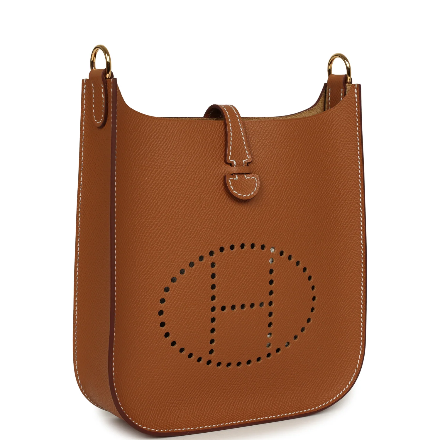 HERMÈS Evelyne Sellier TPM Gold Epsom Gold Hardware