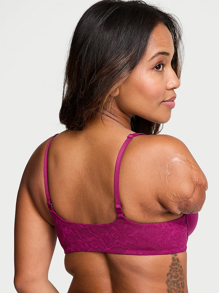 Body by Victoria VS Adaptive Lightly Lined Front-Close Full-Coverage Bra Lace