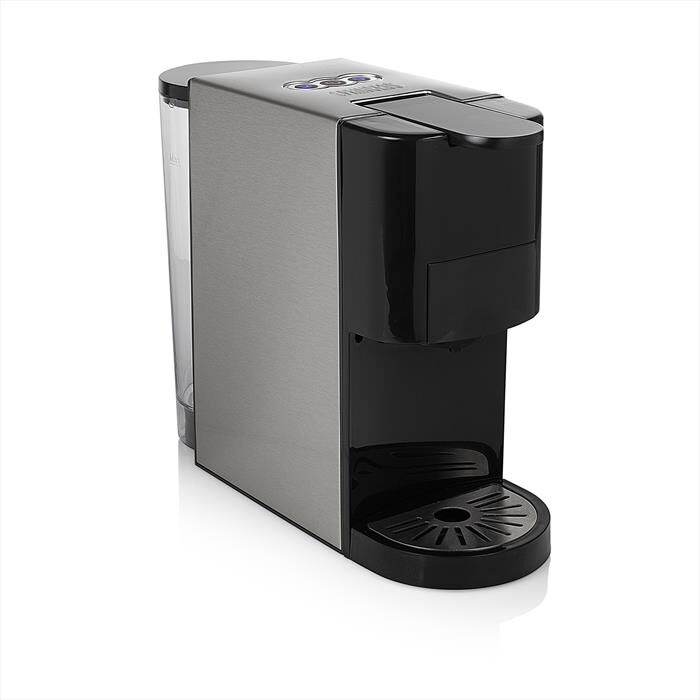 PRINCESS - Macchina da caffè a Capsule Nespresso 249451-nero/acciaio