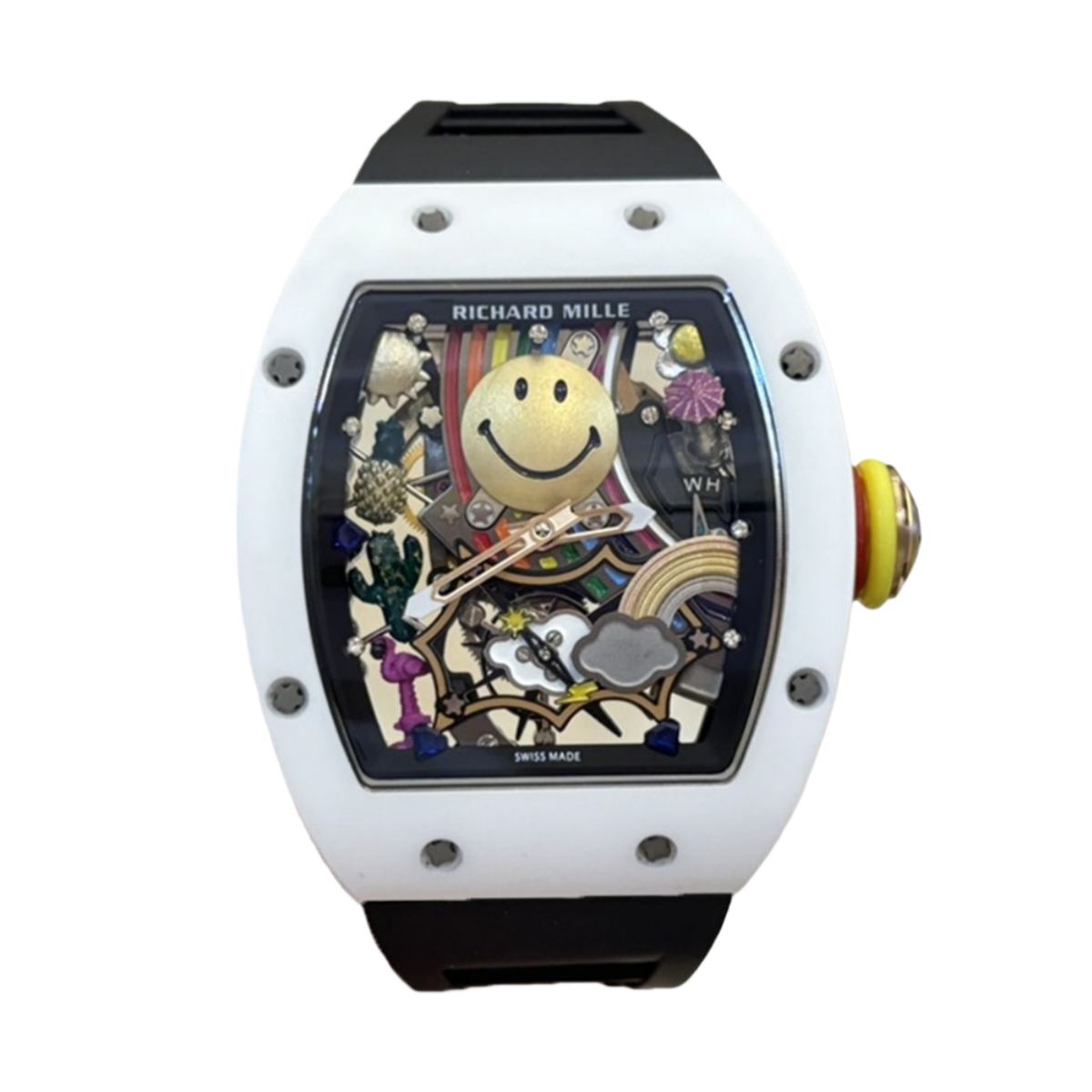 【7A Quality】Richard Mille RM 88 Smiley V2 Super Clone Replica Swiss Automatic Movement