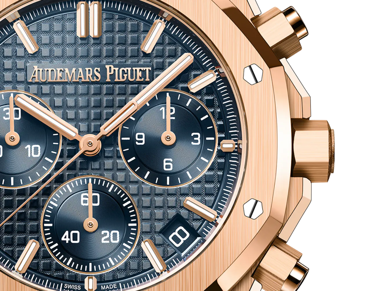 A&P ROYAL OAK Pink Gold “Bleu nuit nuage 50” Dial CHRONOGRAPH 41mm