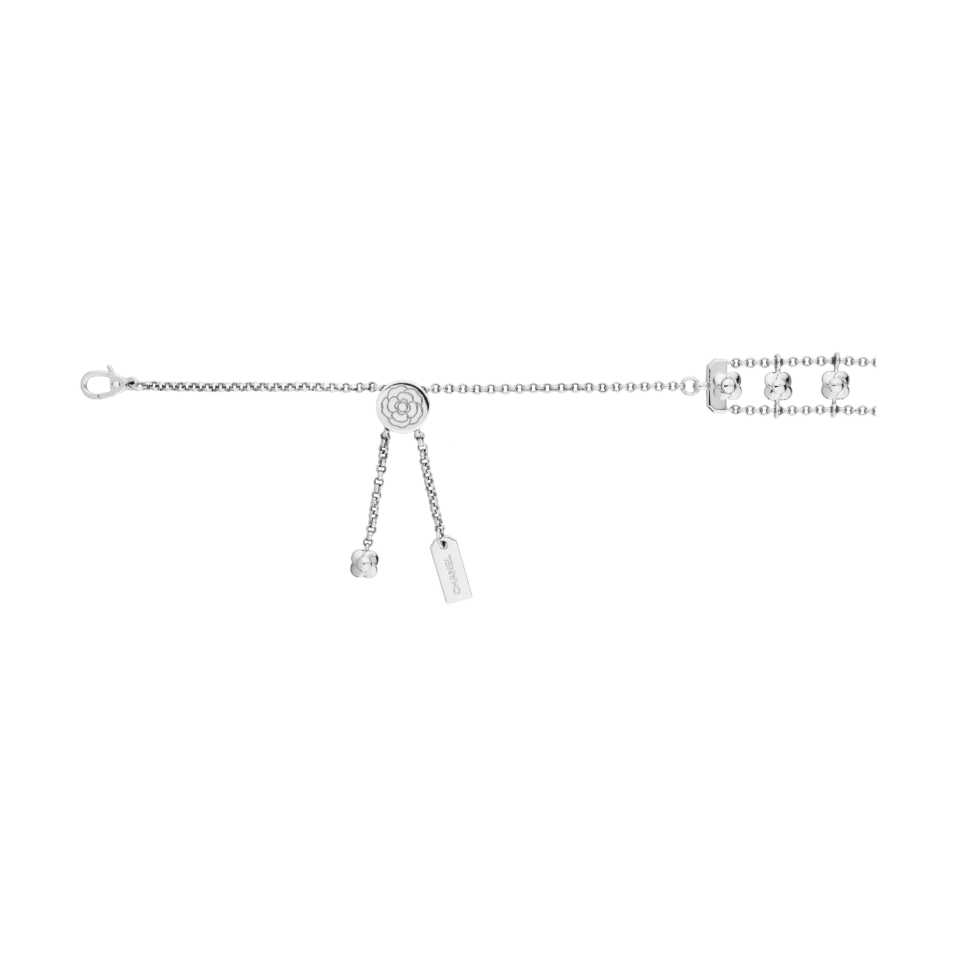 Bouton de Camélia supple choker