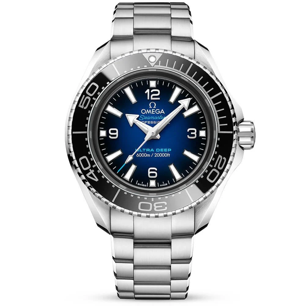 OMEGA Seamaster Planet Ocean Ultra Deep 6000m Blue Gradient Dial Bracelet Watch