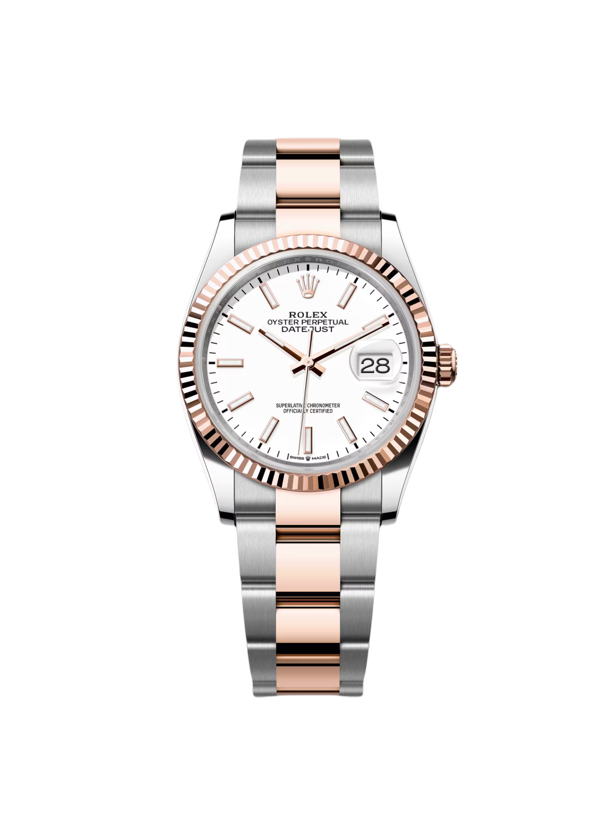 RLX  Datejust 36mm 126231 White Dial Jubilee Bracelet