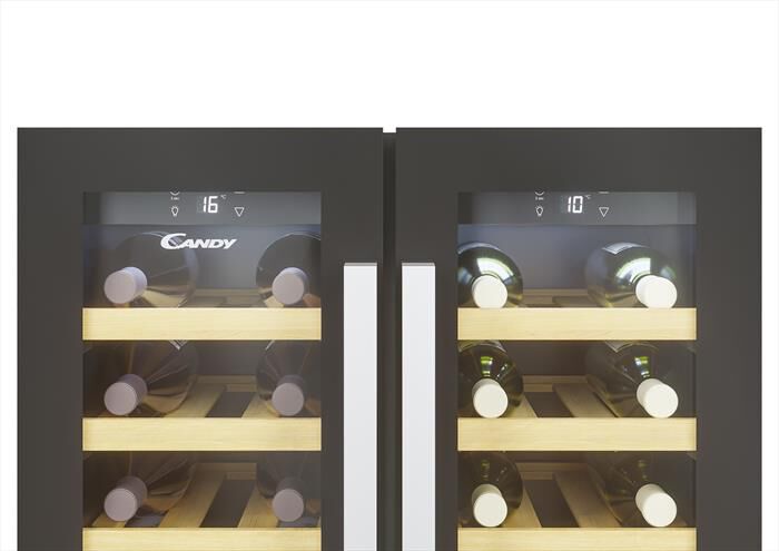 CANDY - Cantinetta CCVB 60D/1 Classe G 38 bottiglie-Nero