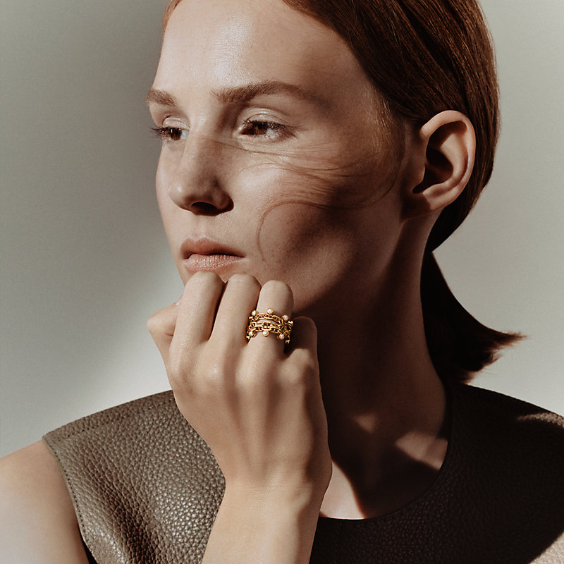 Chaine d'ancre Calypso ring, medium model