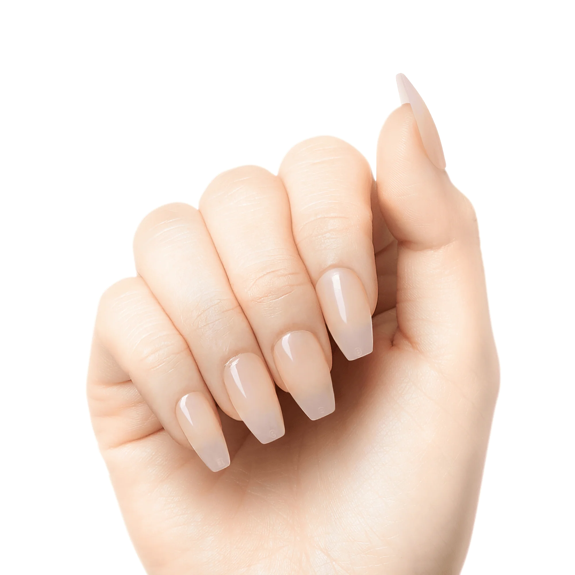 KISS Bare but Better Press On Glue Nails - Embrace It