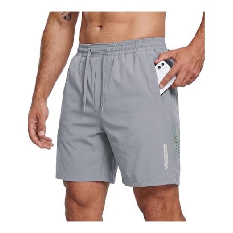 Mens Quick Dry 7 Inch Stretch Athletic Gym Shorts