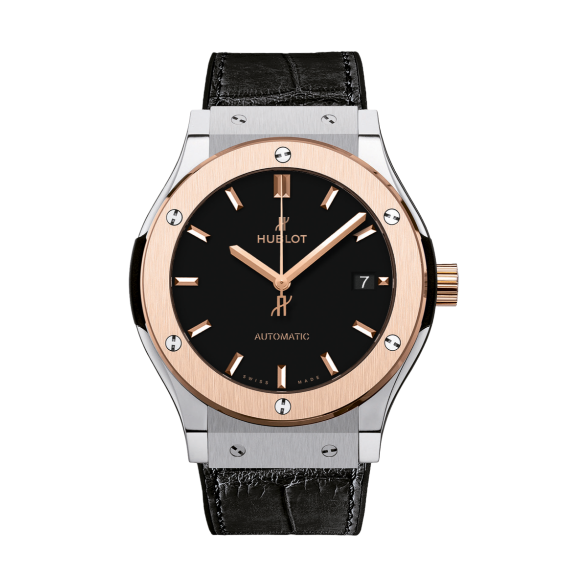 Hublot Classic Fusion Black Dial Black Rubber Men's Watch 42mm 542.NO.1181.LR