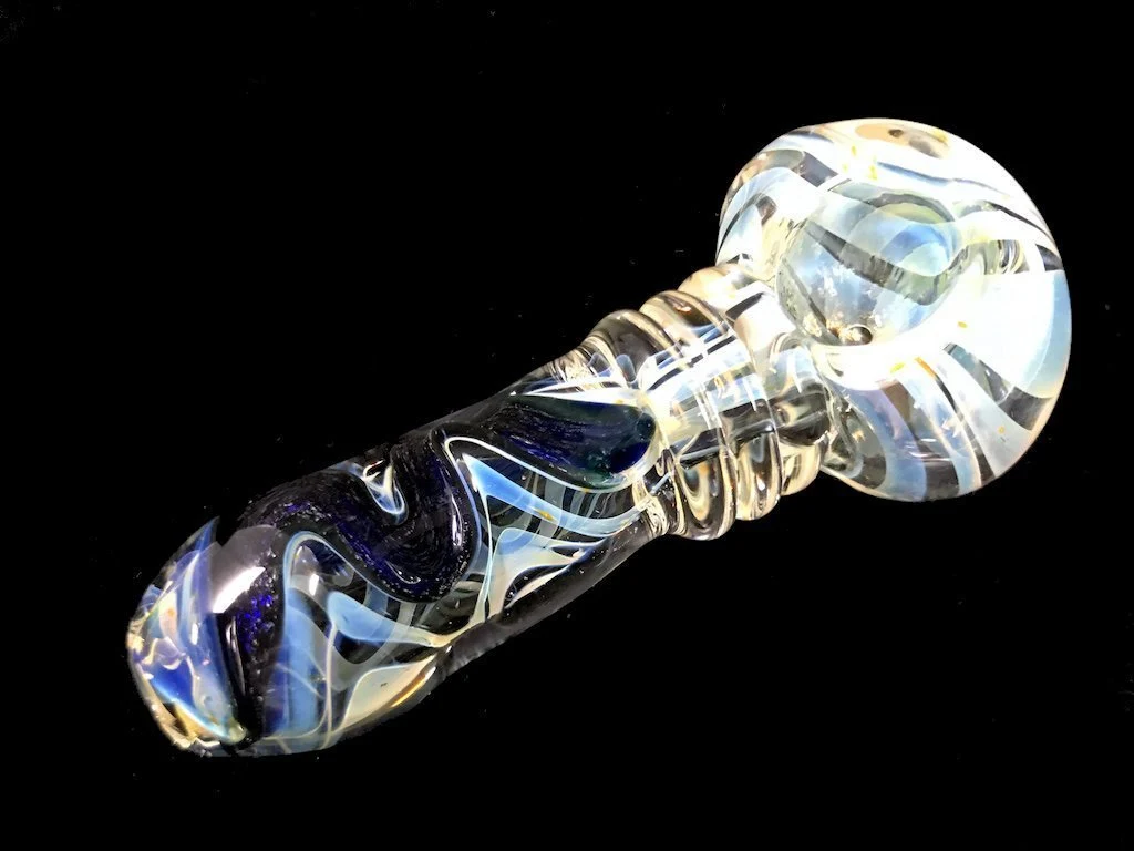 Dichroic Silver Pipe