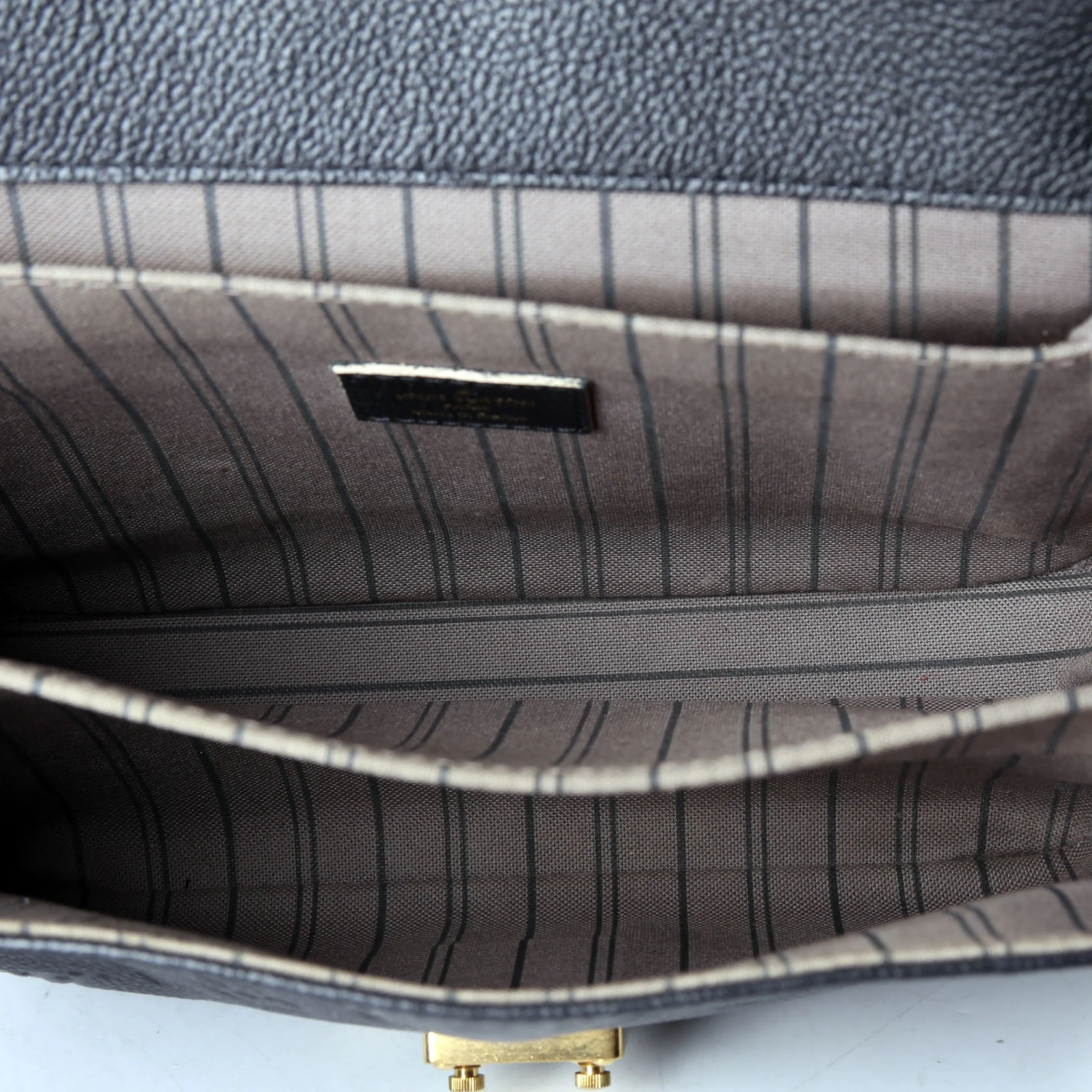 Pochette Metis Empreinte Braided Black
