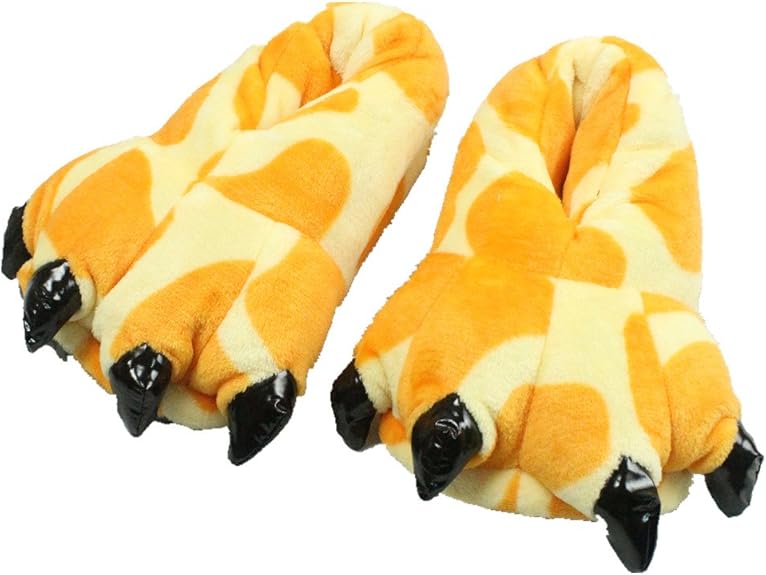 Unisex Soft Paw Claw Home Slippers Animal Costume Shoes