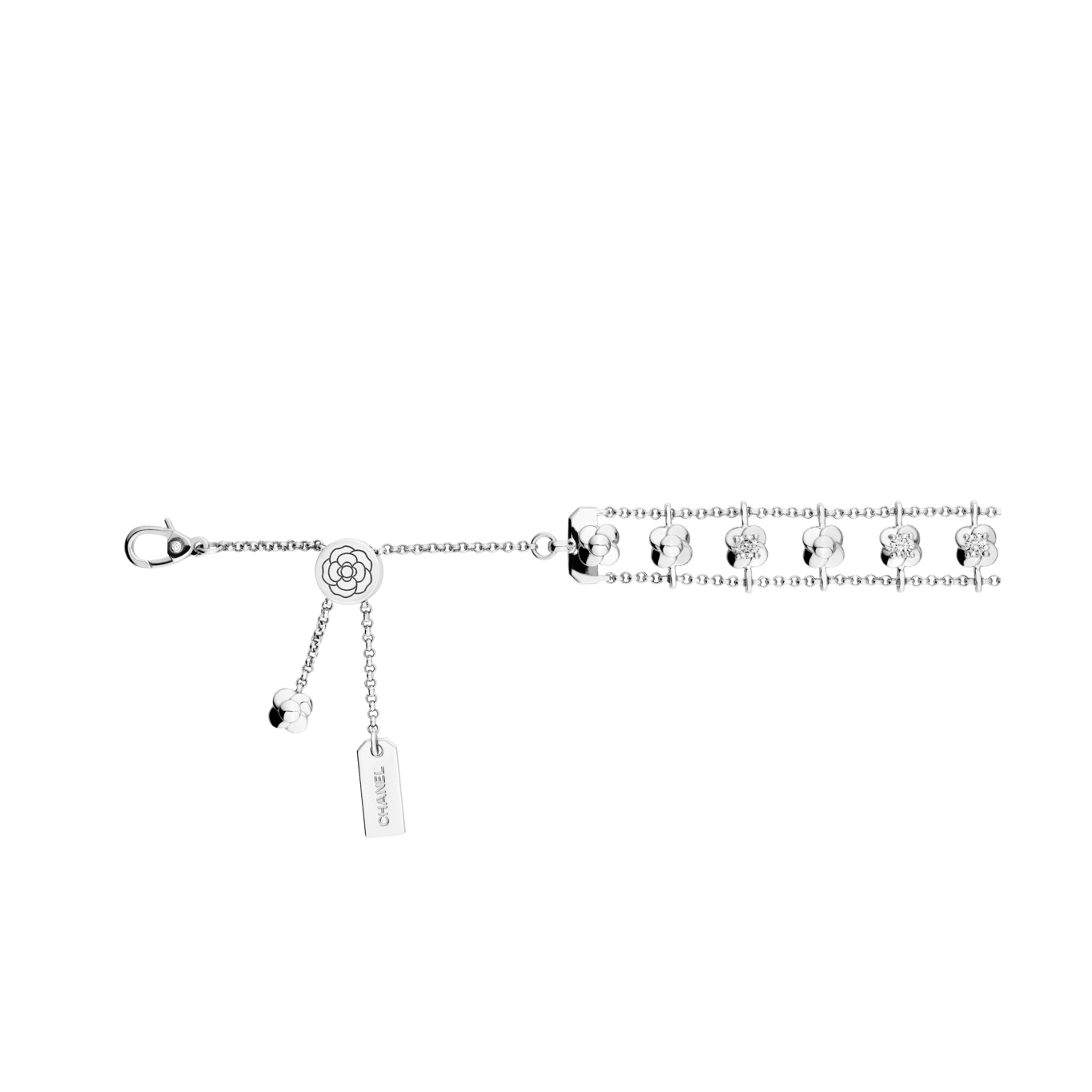Bouton de Camélia supple bracelet