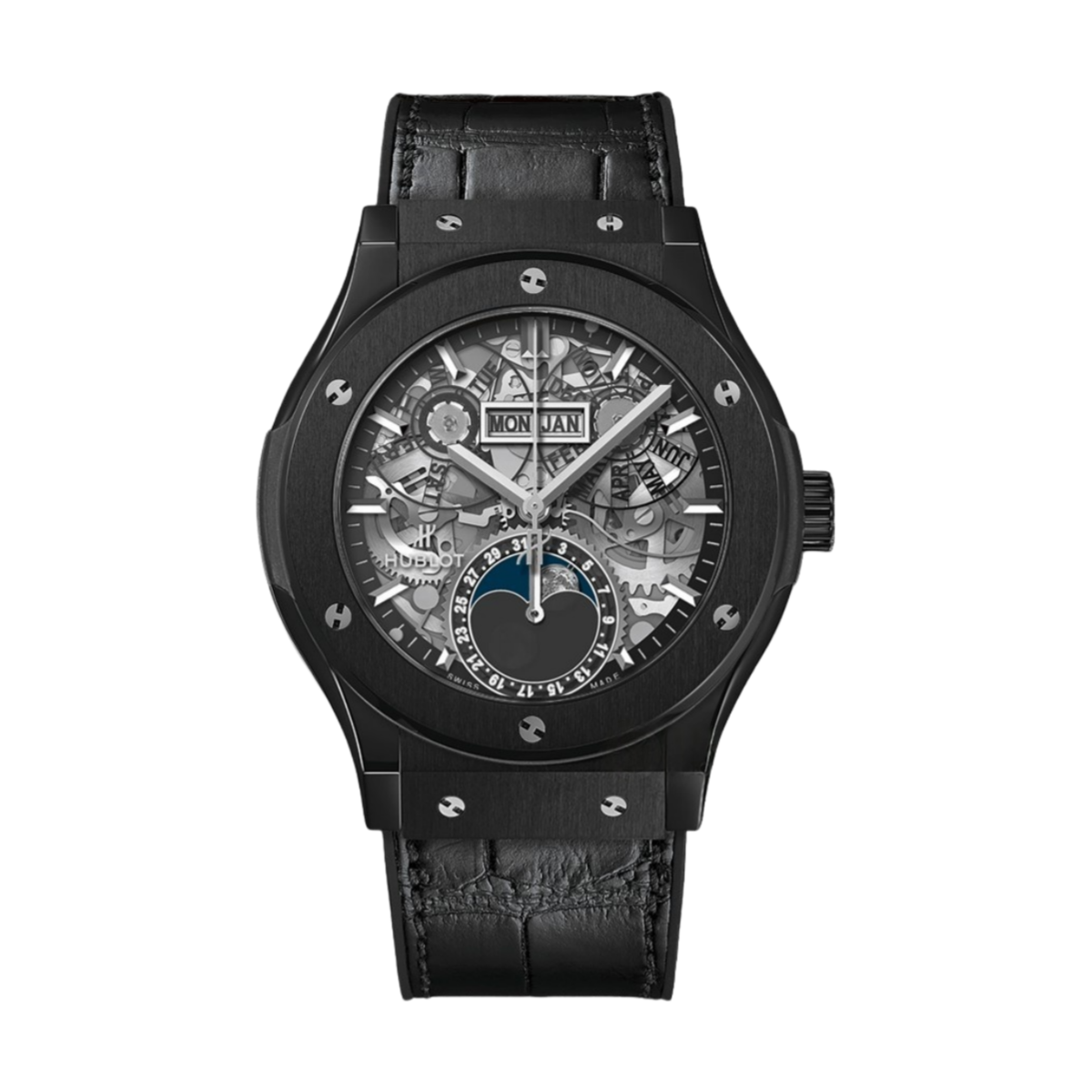 Hublot  Classic Fusion Aerofusion Moonphase Black Magic Men's Watch 42mm 547.CX.0170.LR