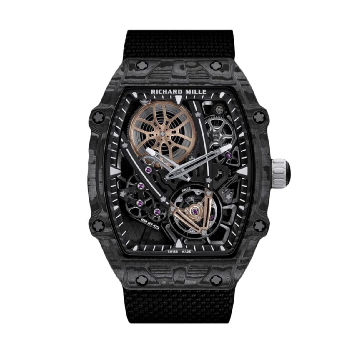 【7A Quality】Richard Mille RM 27-05 Flying Tourbillon Rafael Nadal Replica Watch