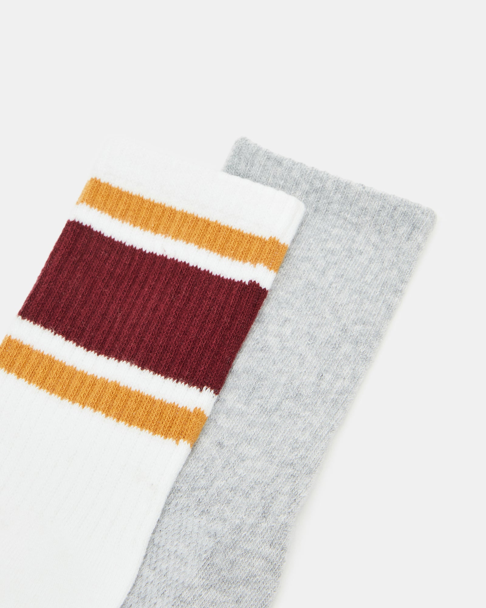 Varsity Crew Socks Bone Multi