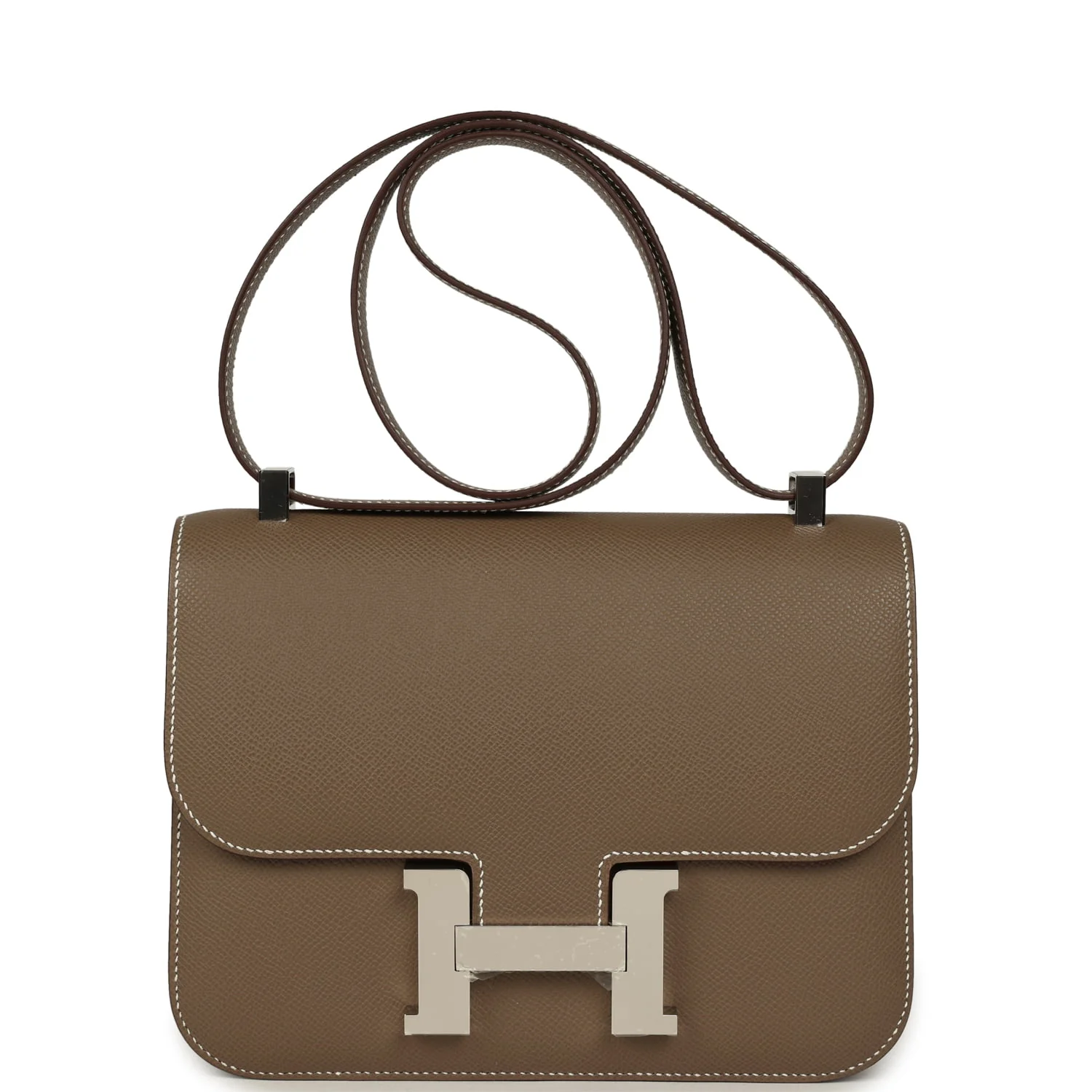 Hermes Constance 1-24 Etoupe Epsom Palladium Hardware