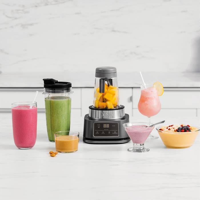 NINJA - Frullatore 2 in 1 POWER NUTRI CB100EU-GRIGIO/NERO