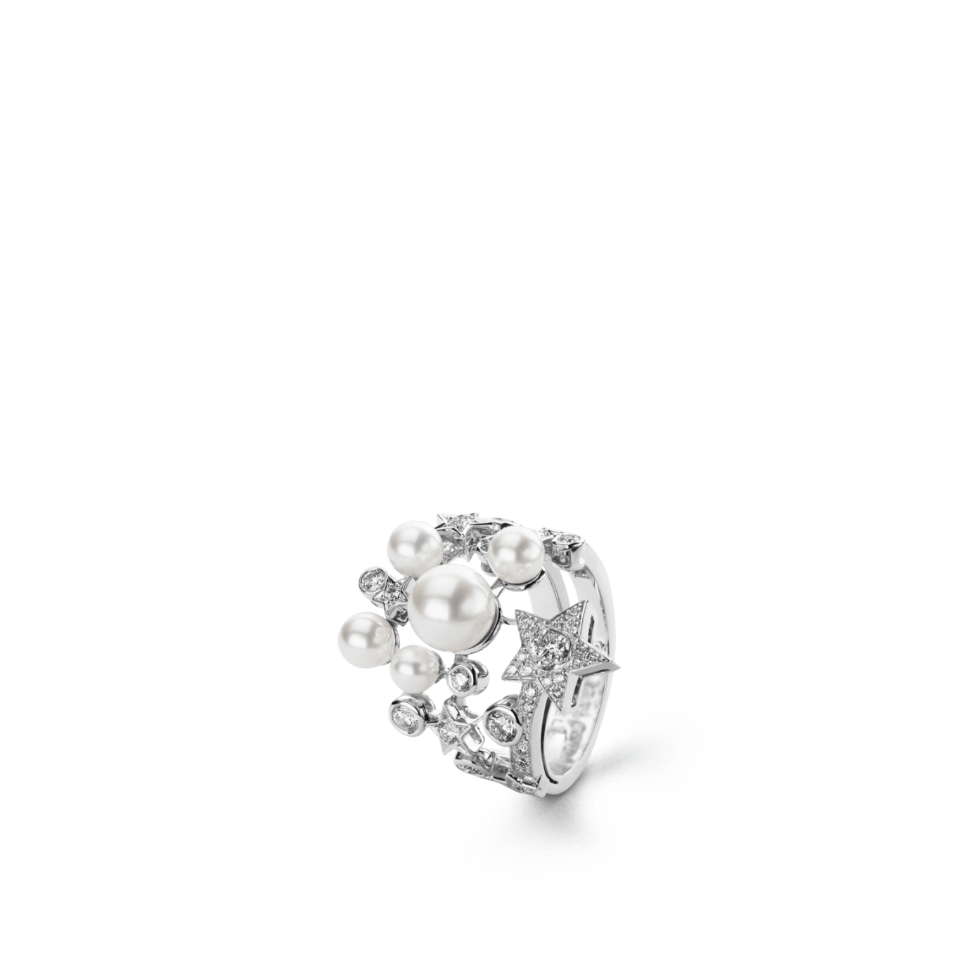 Comète Perlée ring