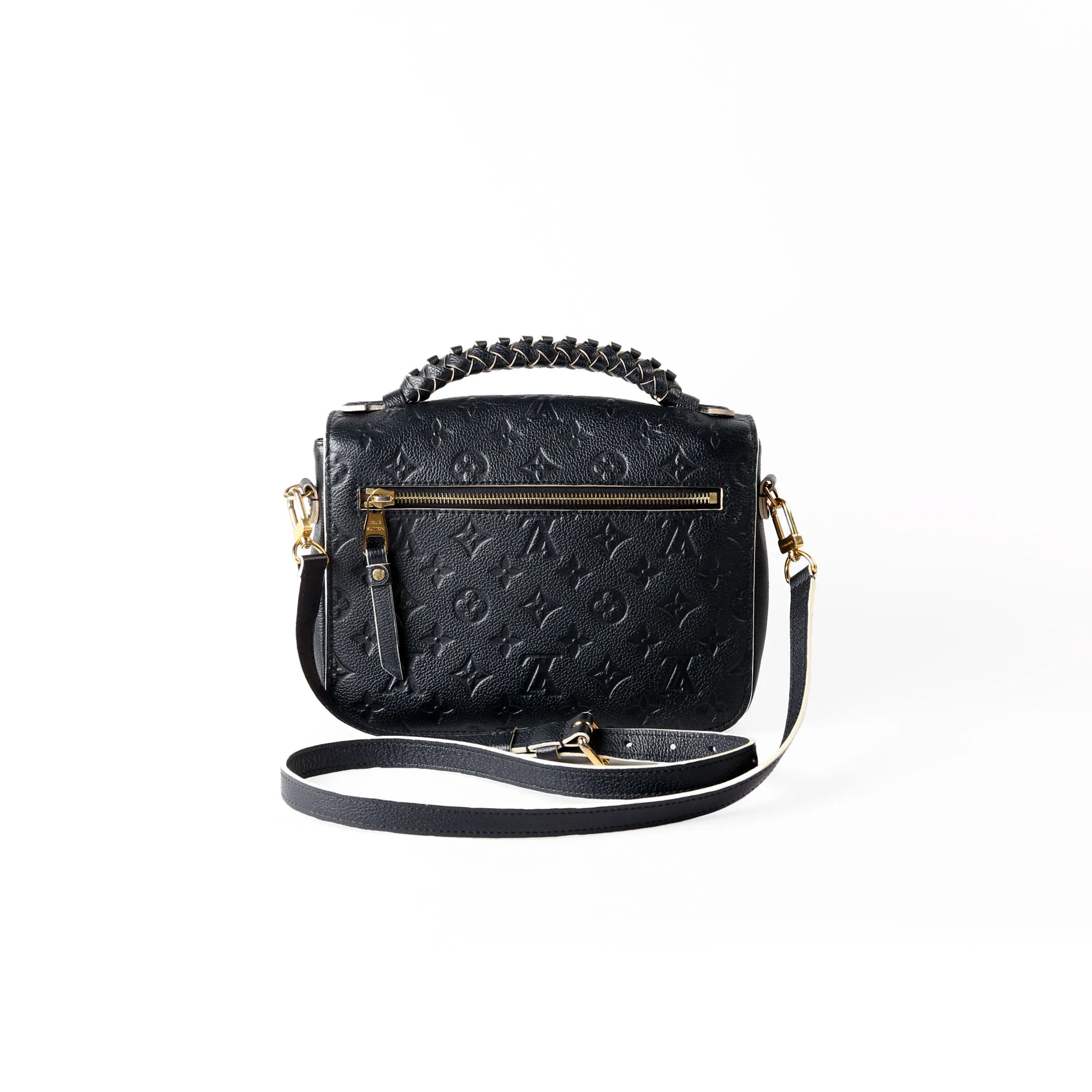 Pochette Metis Empreinte Braided Black