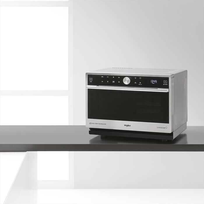 WHIRLPOOL - Forno microonde SUPREME CHEF MWSC 9133 SX-Nero, Stainless steel