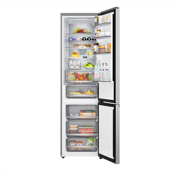 LG - Frigorifero combinato GBBS727CMB Classe C 375lt-Argento