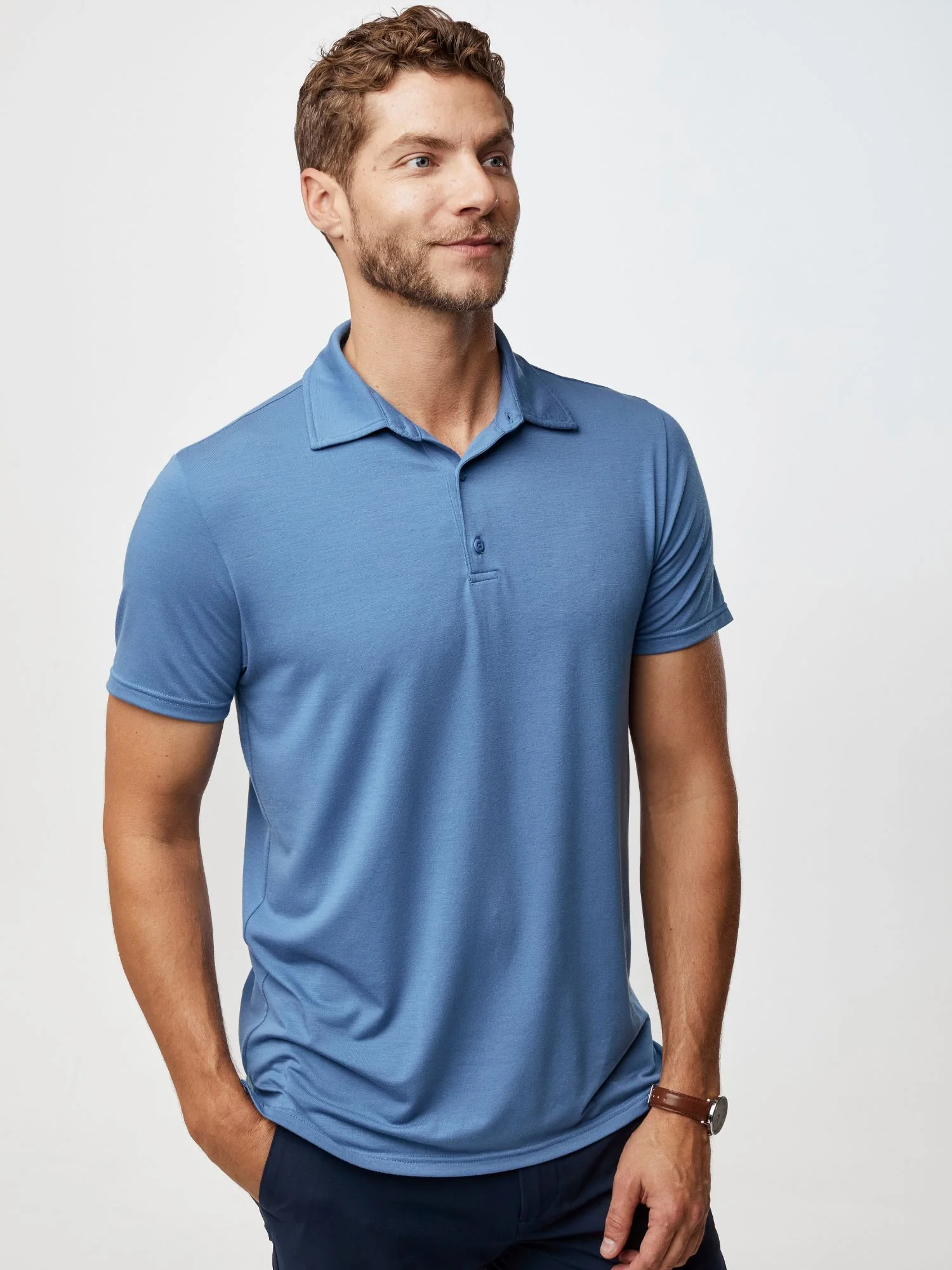 Monsoon Blue Performance Cool Polo