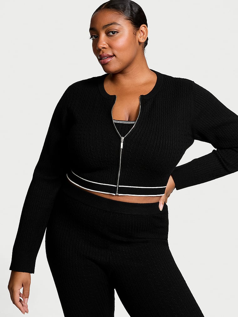 Victoria's Secret Luxe Cable-Knit Cardigan