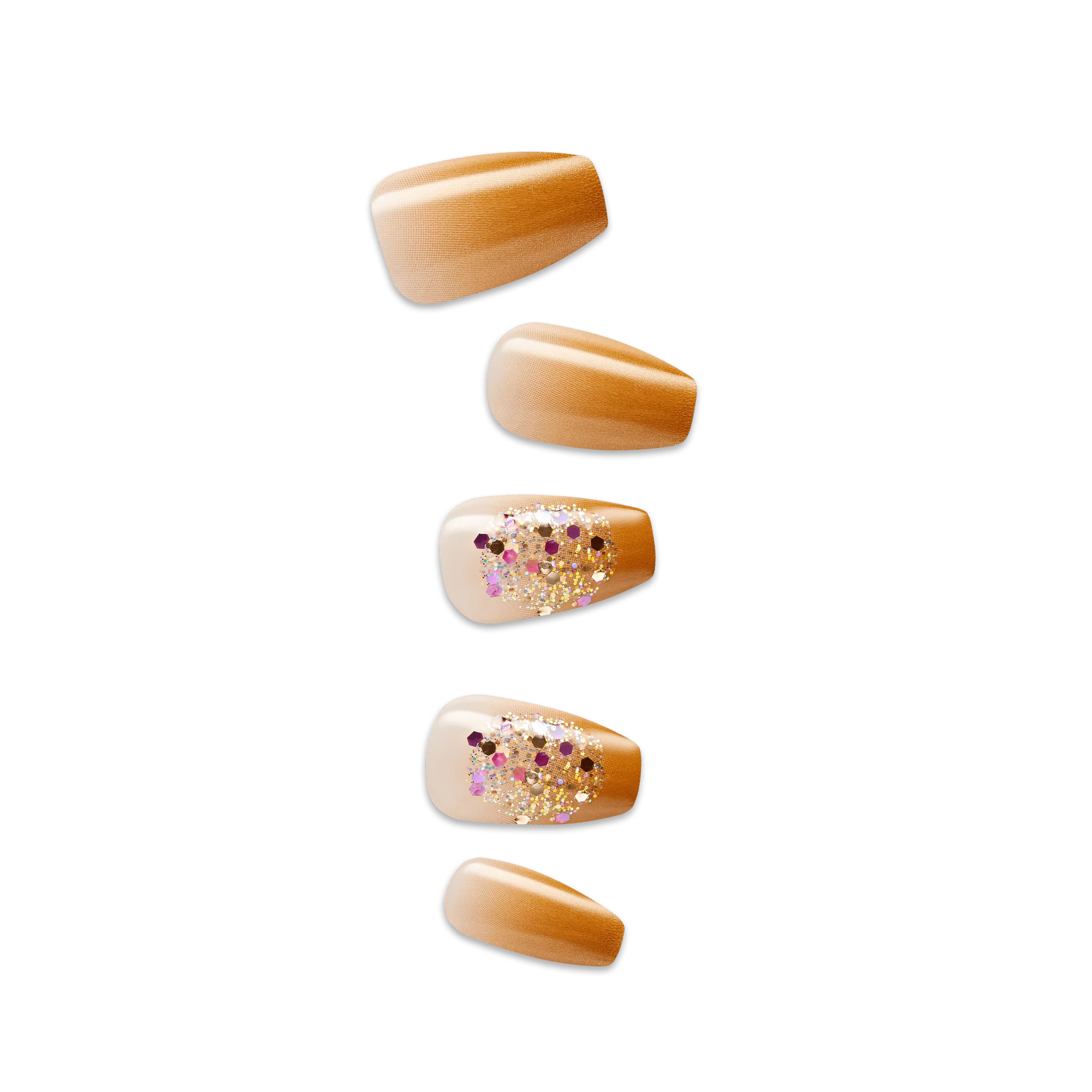 imPRESS Design Press On Nails - Golden Espresso
