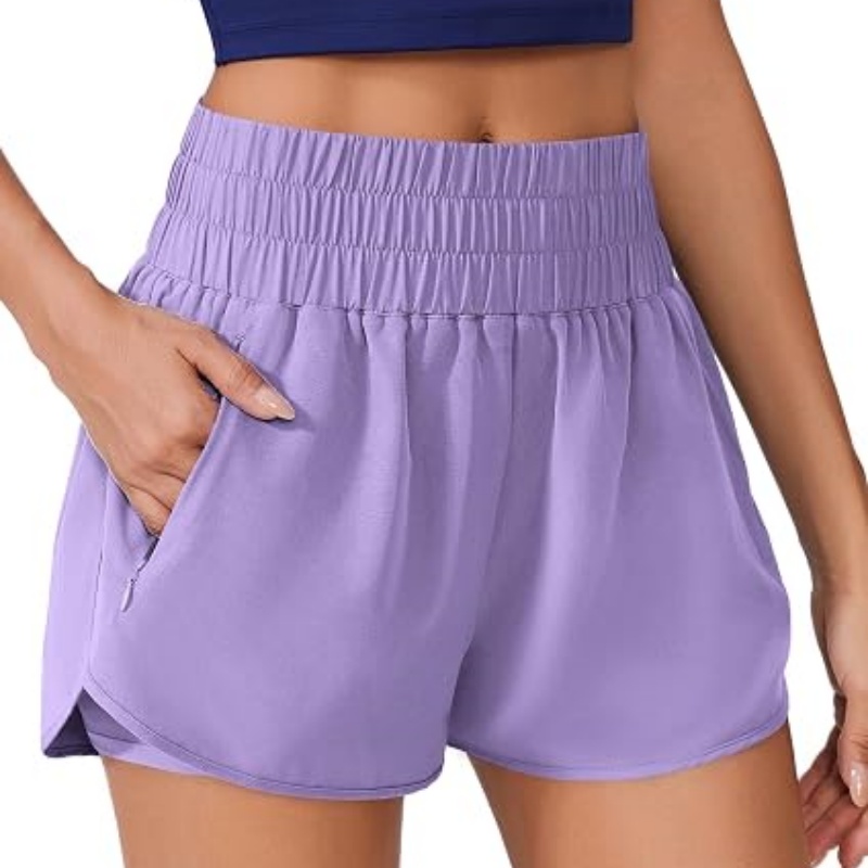 Running Shorts for Women 2 in 1 High Waisted Athletic Short