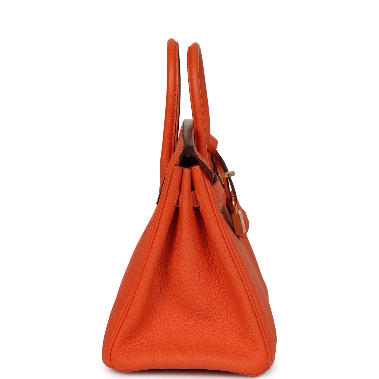 Hermes Birkin 25 Feu Togo Gold Hardware