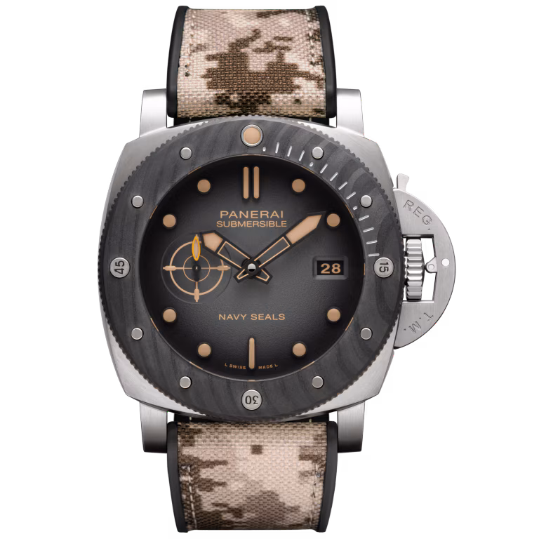 【7A Quality】Panerai Submersible Navy SEALs Titanio 47mm PAM01669