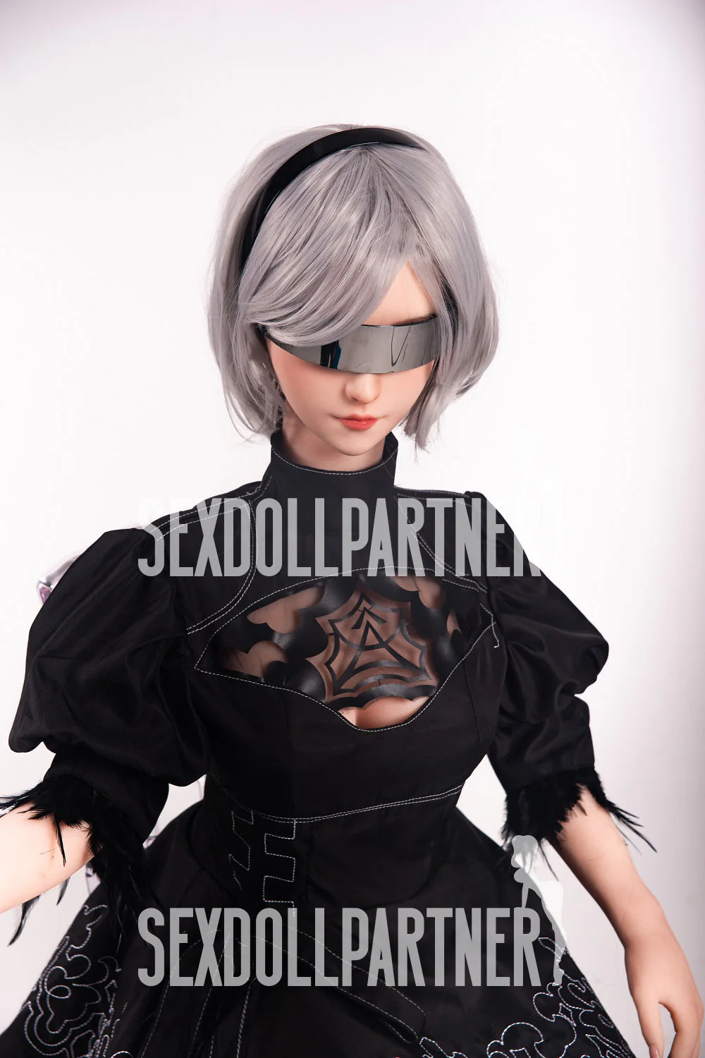 US Stock - RIDMII Momo Plus 5ft34/ 163cm Unique Design App-Controlled Silicone Head TPE Full Body Cosplay 2b Hentai Sex Doll