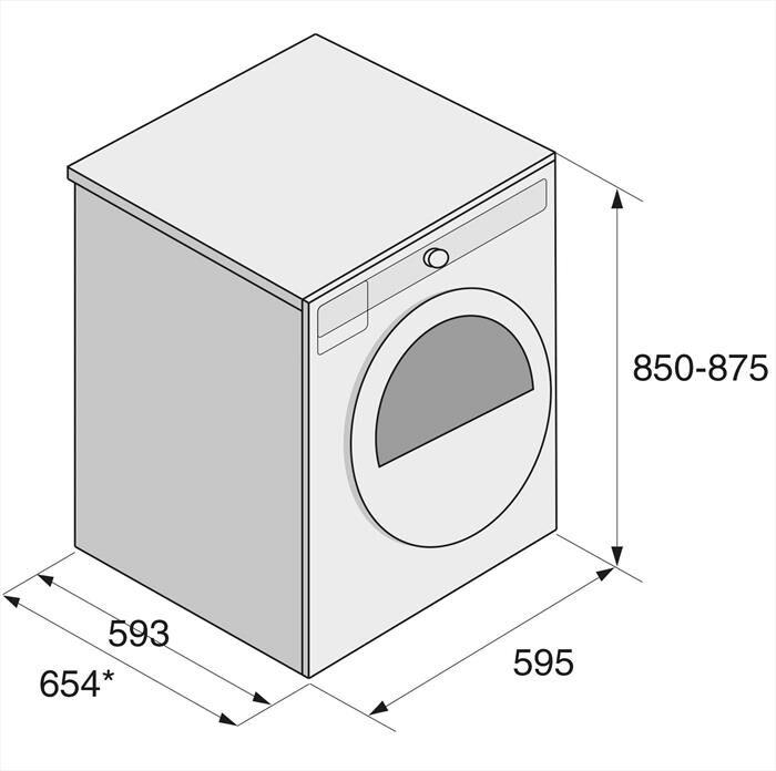 ASKO - Asciugatrice T 608 HX.S 8Kg Classe C-Acciaio