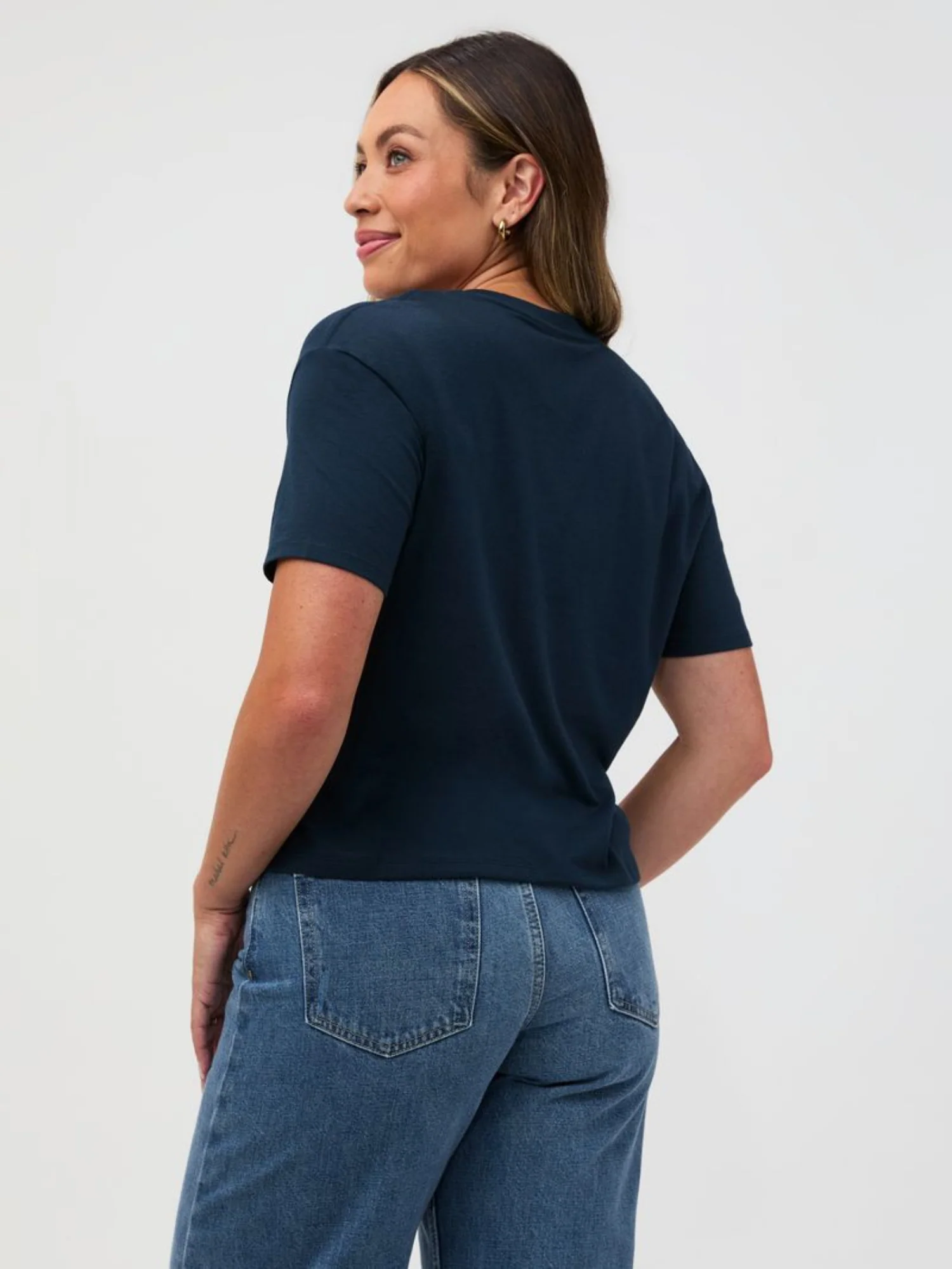 Dark Navy Boxy Tee