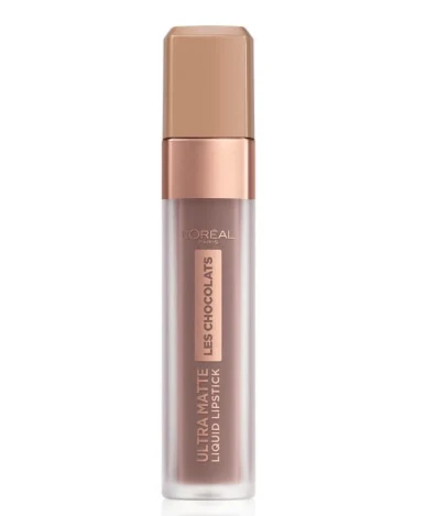 L'Oréal Paris Les Chocolats Ultra Matte Liquid Lipstick - 858 Oh My Choc