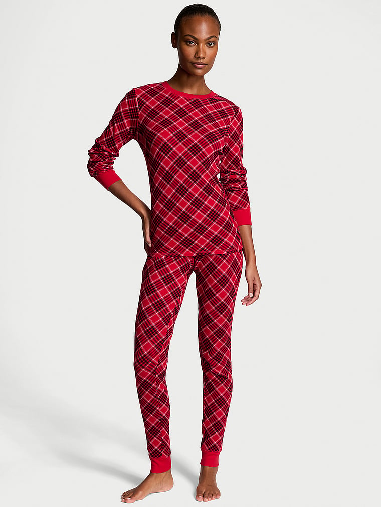 Victoria's Secret Thermal Long Pajama Set