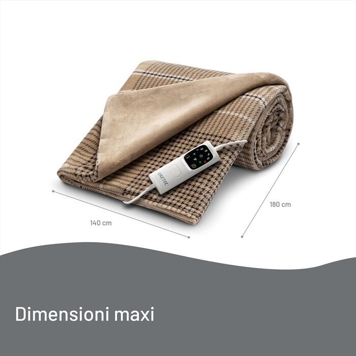 IMETEC - CALDOPLAID ADAPTO ELEGANCE 180X140 CM-Beige