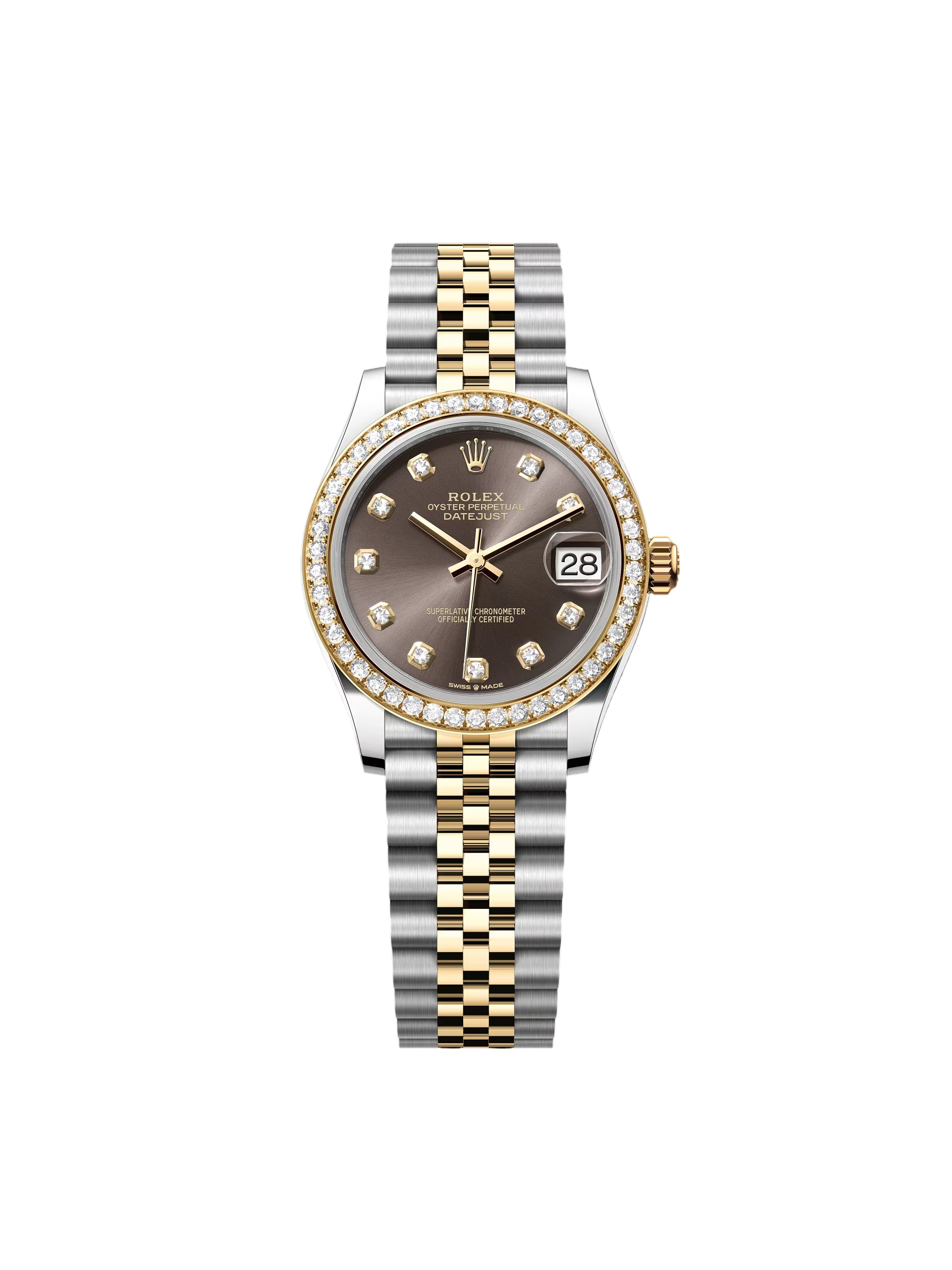 RLX Datejust m278383RBR-0021/0022 31mm Dark Grey Dial Oyster Bracelet