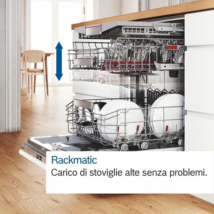 BOSCH - Lavastoviglie SMS6ECC12E Classe A 14 Coperti-Acciaio nero anti-impronta