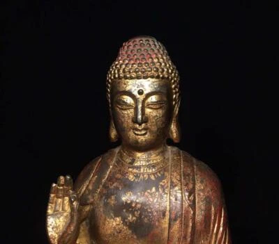 Yongle signed Old Chinese Bronze Statue Buddha N1622