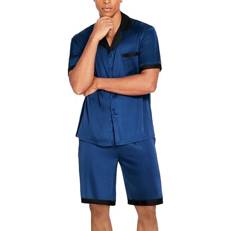 Men Satin Silk Pajamas