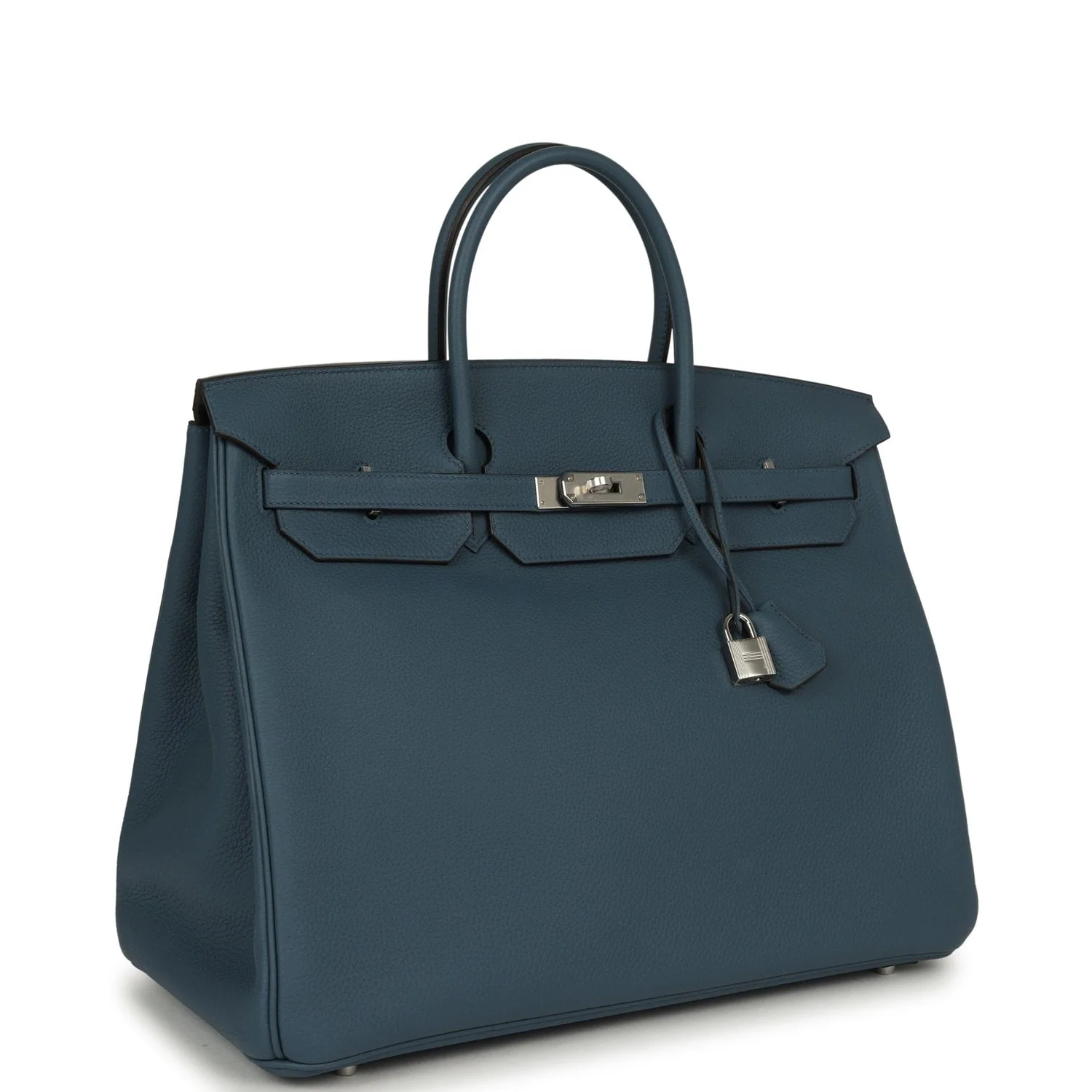 HERMÈS Birkin 40 Bleu Tempete Togo Palladium Hardware