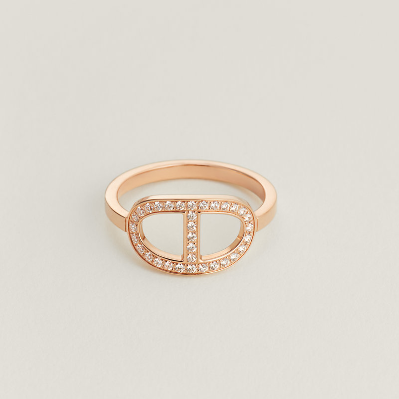 Chaine d'ancre Contour ring, medium model