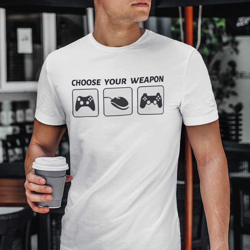 CHOOSE YOUR WEAPON T-shirt